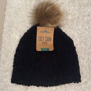 Black Knit Hat -NWT